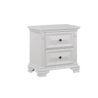Canora Grey Torino 28" 2 Drawers Nightstand, White, New in Box $299