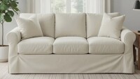 Lark Manor Candyse Slipcover Sofa New in Box $2499