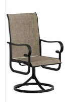 Latitude Run Patio Swivel Dining Chairs featuring 360&deg; rotation and a 15&deg; rocking mechanism NEw in Box $299