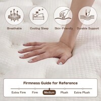 Vantto 12 Inch King Size Hybrid Memory Foam Mattress, Pressure Relief, CertiPUR-US New In Box $899