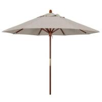 California Umbrella Grove Series 9 ft Commercial Grade Patio umbrella With Hardwood Pole With Push Lift New in Box $799