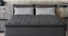 LuckyLotus King Medium Firm 12 in. Hybrid Cooling Gel Memory Foam Euro Top Mattress, Motion Isolation New in Box $899