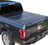 Whalemotor Hard Folding Truck Bed Tonneau Cover Compatible with Toyota Tacoma(2016-2026) 5 ft Short Box w/ or w/o Deck Rail System, Tri Fold Style New in Box $699