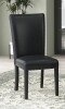 Homsof Upholstered Dining Chair -Black New In Box $299