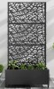 Latitude Run&reg; Eurel Metal Planter Box with Wheels, 72" H x 35" W x 16" D New In Box $299