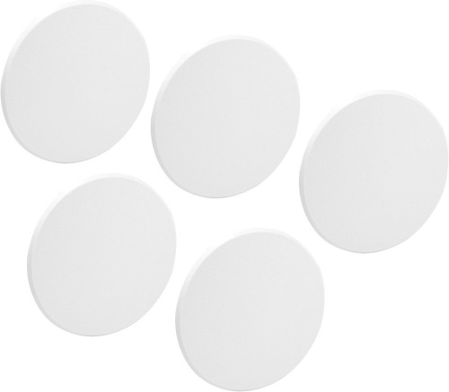 Prime-Line MP9243 Wall Protector, 3-1/4 in., Textured Surface, Rigid Vinyl, White, Self-Adhesive Backing (5 Pack) New