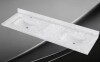 Getpro 66 in. W x 22 in. D Engineered Stone Rectangular Double Sink Vanity Top in Carrara White with 4 in. H Backsplash New In Box $699