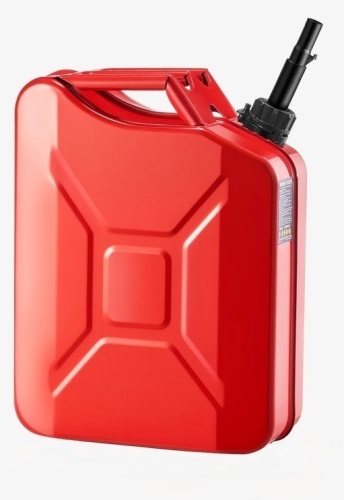 VEVOR Metal Fuel Container, 5.3 Gallon, Fuel Jerry Can with Spout and Comfort Handle, 6 L/min Max Flow Rate, Leakproof & Corrosion-resistant Metal Gas Tank Most Cars Motorcycle ATV UTV, Red New In Box $99
