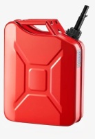 VEVOR Metal Fuel Container, 5.3 Gallon, Fuel Jerry Can with Spout and Comfort Handle, 6 L/min Max Flow Rate, Leakproof & Corrosion-resistant Metal Gas Tank Most Cars Motorcycle ATV UTV, Red New In Box $99