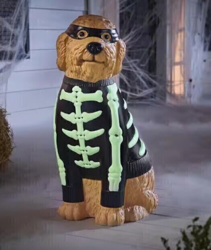 Home Accents Holiday 2.5 Ft Glow in the Dark Golden Doodle New $199