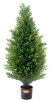 VEVOR Artificial Cedar Topiary Tree, 36 inch Tall, with Extra Leaves & Pot Faux Evergreen Fake Pine Cypress Trees Plant, UV Rated Artificial Greenery for Home Decor Indoor/Outdoor New In Box $99