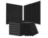 VEVOR Acoustic Foam Panels, 50 Pack 12 x 12 x 2 in. High Density Soundproof Wall Panels Panels Black Polyurethane New In Box $199