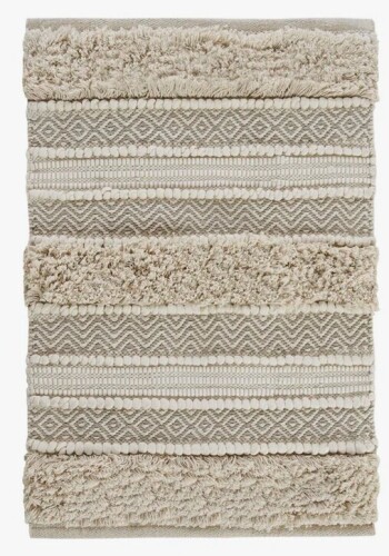 INK+IVY Asher Cotton Blend Hand-Woven Texture Bath Rug with Non-Slip Backing, 58" L x 22" W / Ebern Designs Moroccan Hallway Runner Rug Non Slip Kitchen Runner Low Pile Soft Indoor Floor Mat Front Door for Bedroom Entryway Laundry Beige, 24" x 72" Assorte
