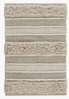 INK+IVY Asher Cotton Blend Hand-Woven Texture Bath Rug with Non-Slip Backing, 58" L x 22" W / Ebern Designs Moroccan Hallway Runner Rug Non Slip Kitchen Runner Low Pile Soft Indoor Floor Mat Front Door for Bedroom Entryway Laundry Beige, 24" x 72" Assorte