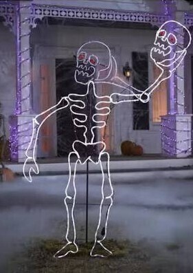 Home Accents Holiday 6 ft. Halloween Classics LEd Skeleton Silhouette $199