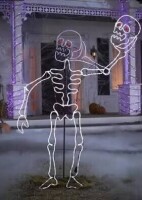 Home Accents Holiday 6 ft. Halloween Classics LEd Skeleton Silhouette $199