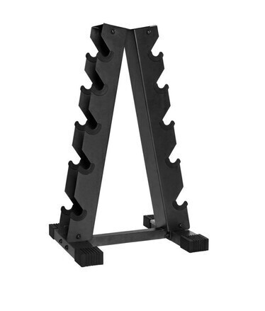 CAP Dumbbell Rack for Home Gym, Space-Saving Free Weight Rack, Compact Weight Storage Rack for Hex Dumbbells, 80-200lb Capacity New In Box $99