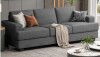 Ebern Designs Brooklington Upholstered Sofa in gray New in Box $999