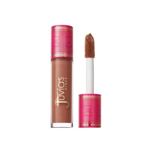 Juvia's Place Lip Gloss Reflect Caramel Rose, Warm Toned Soft Brown, Smooth and Creamy Long Lasting Non-Sticky Luscious High Shine Glow, 16 oz, New In Box