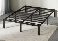 Zinus Classic 14 in. Black Metal Queen Platform Bed Frame New In Box $299