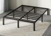 Zinus Classic 14 in. Black Metal Queen Platform Bed Frame New In Box $299