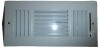 VEVOR 4 x 10 Inch Floor Registers, Floor Vent, HVAC 3-Direction Iron Vent Grilles for Home/Office Wall & Ceiling, Rustproof Anti-Peeling Air Vent Deflector Adjustable with Metal Damper, White New In Box - 2
