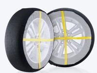 VEVOR Thickened Snow Socks for Tires Polyester Fiber Tire Socks with Elastic Straps Snow Traction Tire Cover for Car SUV Pickup and Truck (2-Pack) -Medium New In Box $79