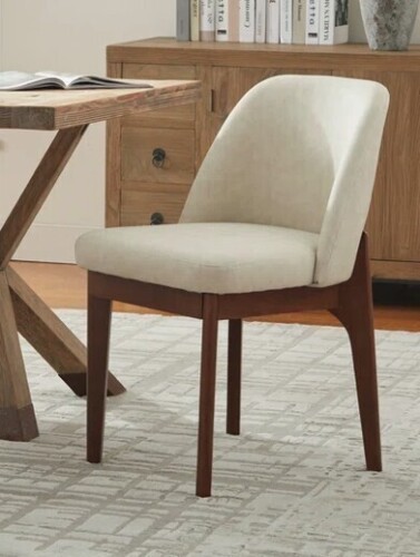Winston Porter Bason Faux Leather Upholstered Dining Chair $299