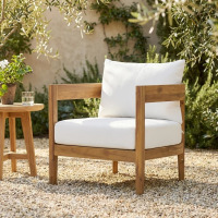 Red Barrel Studio Lorene Patio Chair with Beige Cushions, New in Box $399