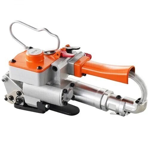 VEVOR Pneumatic Strapping Tool, for 1/2"-3/4" Width PET Plastic Belt, Packaging Strapping Machine, Handheld Baler Automatic Packaging Machine with 3500N Max Tension, New in Box $299