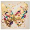 Art Remedy Flutter of Fortitude II Canvas Fashion Wall Art by Art Remedy, 24" x 24" New In Box $199