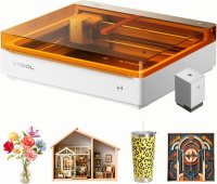 xTool M2 10W Color Craft Laser Engraver, with Full-Color CMYK Inkjet Printer, Built-in Dual Cameras, Class 1 Enclosed Safe Laser Engraving Machine New Shelf Pull$999