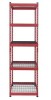 Husky 5-Tier Heavy Duty Boltless Steel Garage Storage Shelving Unit in Red (18 in. W x 78 in. H x 24 in. D) New Open Box $299