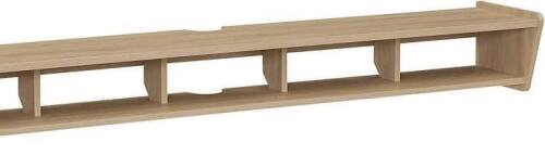 Walker Edison SFLMF3FCO 70" Floating Wall Mounted TV Stand in Coastal Oak Finish New in Box $299