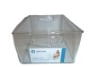 iDesign Stackable Storage Bin with Handles, Clear - 2