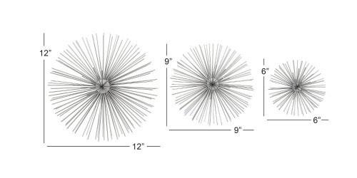 Deco 79 Amazing Metal Wire Wall Decor Set Of 3 $99