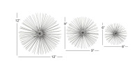 Deco 79 Amazing Metal Wire Wall Decor Set Of 3 $99
