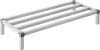 VEVOR Aluminum Dunnage Rack, 48&rdquo; x 20&rdquo; Commercial Food Floor Rack, 8&rdquo; Off the Floor, 1000 lbs Capacity All-Welded Aluminum Storage, for Storage in Restaurants, Kitchens, Garages and Vehicles New In Box $199