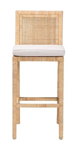 bali & pari Sofia Rattan Bar Stool Natural $499