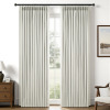 Latitude Run&reg; Pinch Pleated Curtains, Full Blackout Drapes Back Tab Pinch Pleat Curtain with Hooks+Rings (Pair) 52" x 96" $99