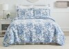 Laura Ashley 3-Piece King Size Bedford Cotton Reversible Quilt Set $299