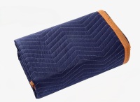 VEVOR 80" x 72" Professional Non-Woven & Recycled Cotton Moving Blanket, Heavy Duty Mover Pad for Protecting Furniture, Floors, Appliances, Blue/Orange New $79