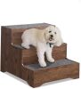beeNbkks Wooden Dog Stairs and Sturdy Pet Steps for High Beds or Couches Premium Non-Slip Design Protects Elderly Injured Joints, Offering Safe Stable Access for Small-Medium Short-Legged Dogs $199
