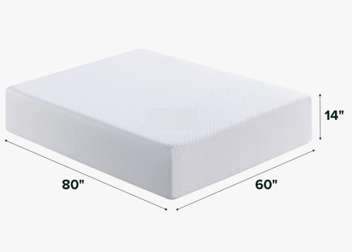 Wayfair Sleep 14" Medium Cooling Gel Memory Foam Mattress Queen Size Brand New $799