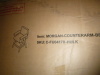 Mercury Row Brittnie 25.5" Full Back Walnut Wood Upholstered Counter Stool With Arms New in Box $499 - 2