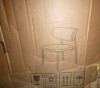Pop Maison Boucle Chenille Dining Chair with Curved Back and Wood-Look Metal Legs New in Box $299 - 2