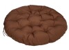 SRHWBF Rattan Papasan Chair Cushion Brown Round Hanging Egg Chair Pads Oversized Thick Fluffy for Garden, Chair Not Included (60 inch) $299