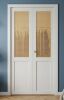 Smartstandard Rattan Weave and Solid Manufactured Wood Pre-drilled Bi-Fold Door With Installation Hardware Kit 30" x 80" in White New in Box $599