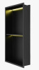 OUKANING 2-Tier Modern Embedded Bathroom Shower Wall Niche With RGB Light 13 in. x 25 in. New In Box $299