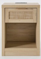 Millwood Pines Arianna 25" H 1 - Drawer Nightstand with Charging Station New In Box $299